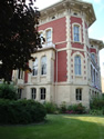 Southeast exterior corner of Reddick Mansion